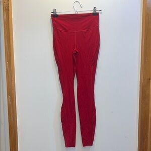 Red Lulu Lemon Leggings